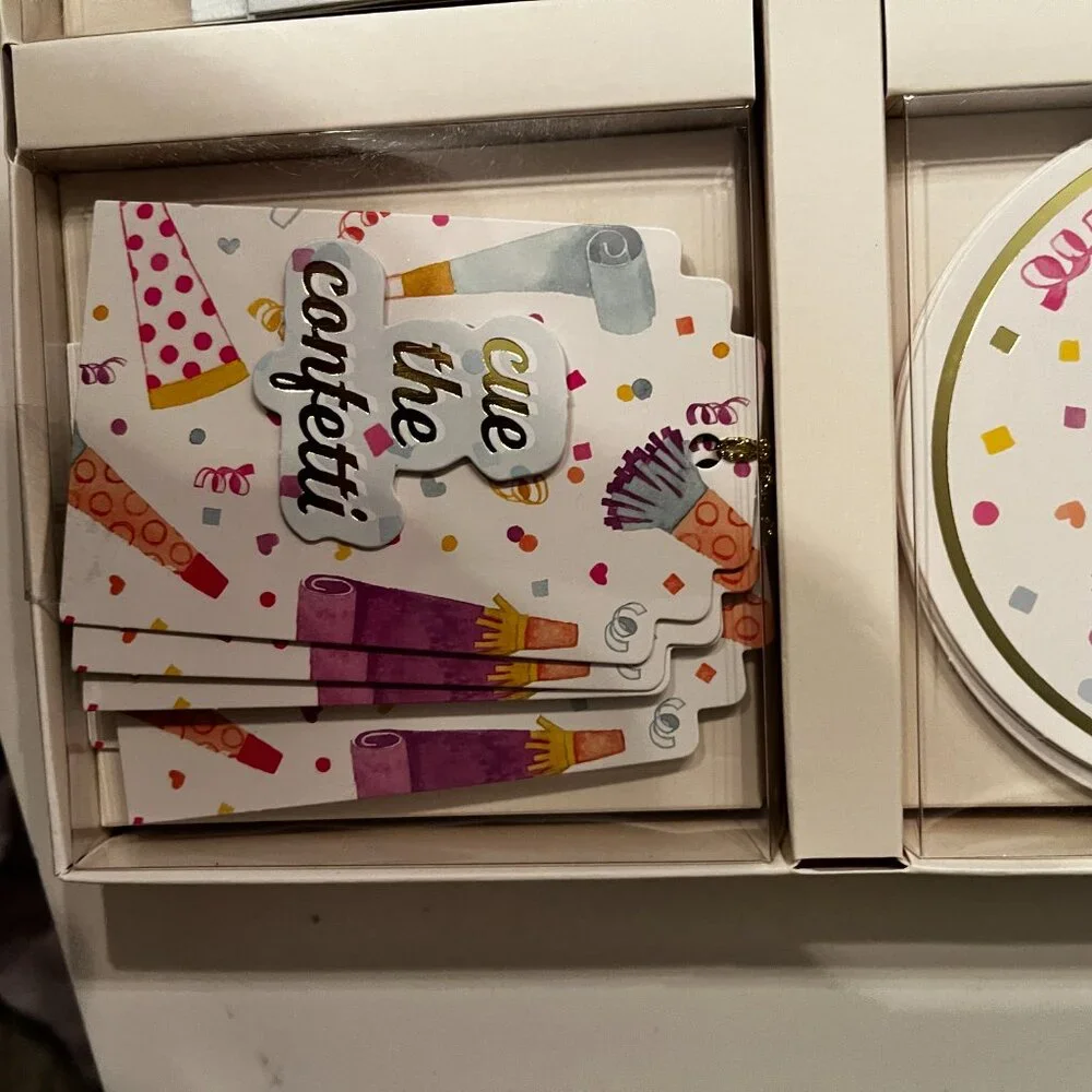 Gift Tags / Birthday Themed‎ (20 Cards / 4 Different Designs / new/gift wrap/x)